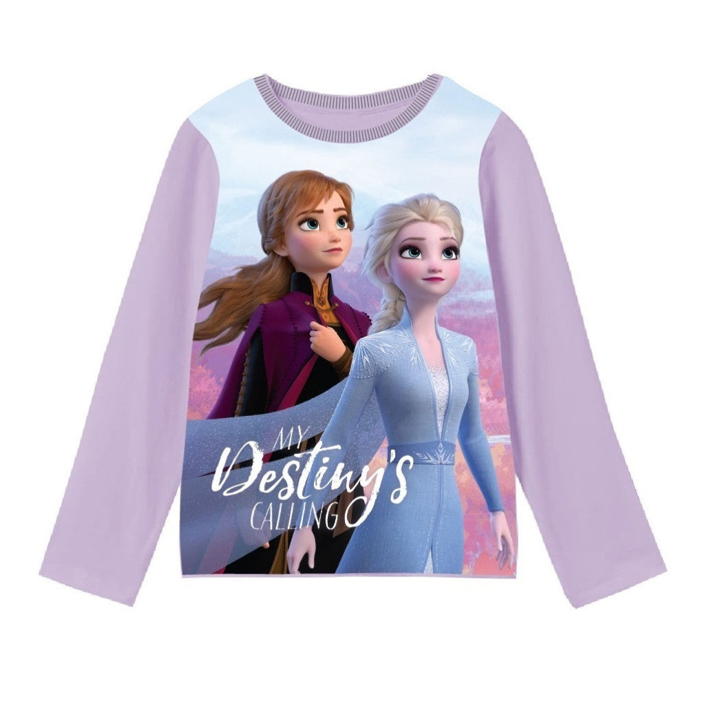 Disney Frozen Destiny bērnu krekls ar garām piedurknēm, 2-8 gadi