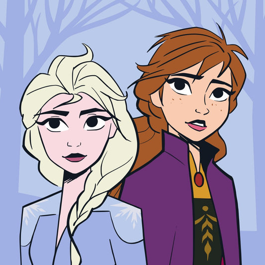 Disney Frozen Sisters burvju roku dvielis, sejas dvielis, 30x30cm