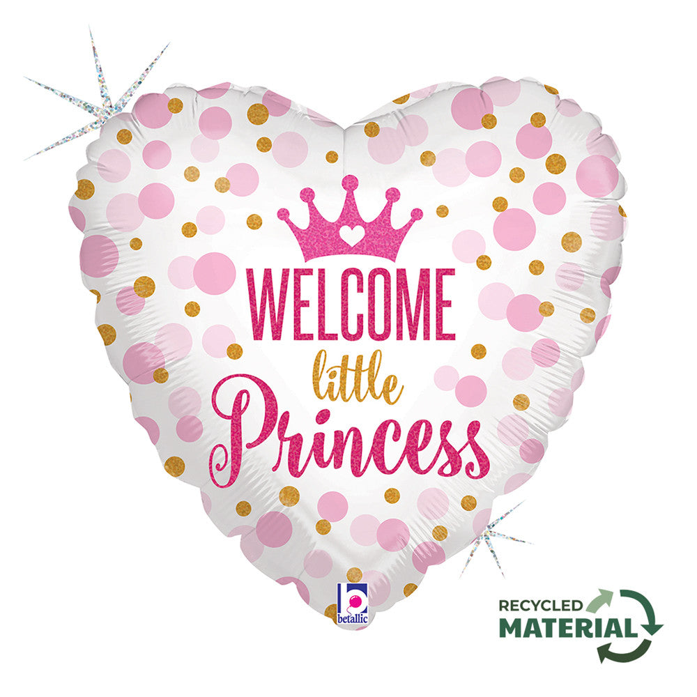 Folijas balons "Princese un meitenīte" ar mirdzošām dziesmām, 46 cm