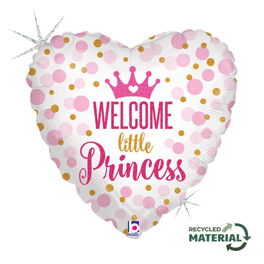 Folijas balons "Princese un meitenīte" ar mirdzošām dziesmām, 46 cm