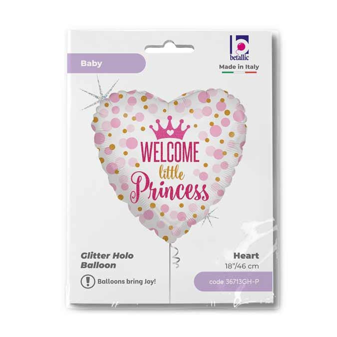 Folijas balons "Princese un meitenīte" ar mirdzošām dziesmām, 46 cm