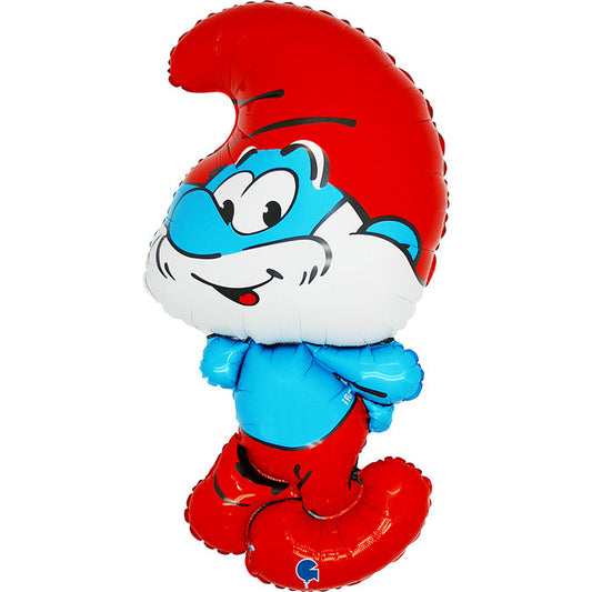 Smurfu Papa folijas balons 84 cm