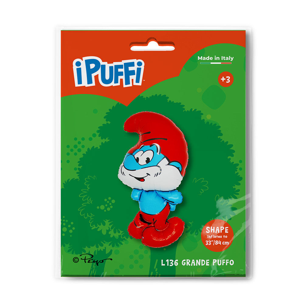 Smurfu Papa folijas balons 84 cm