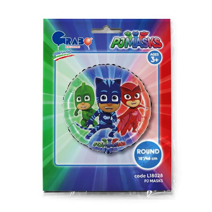 PJ Masks trio folijas balons 46 cm