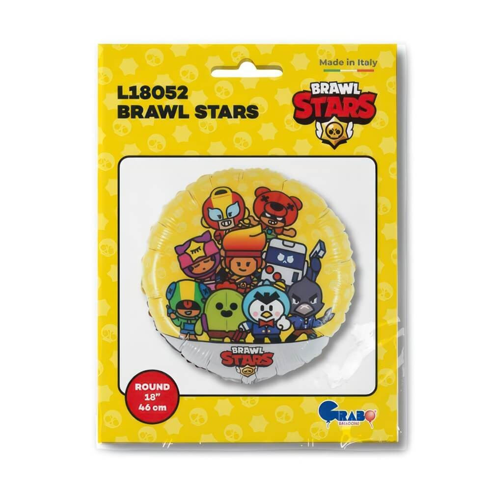 Brawl Stars komandas folijas balons 46 cm