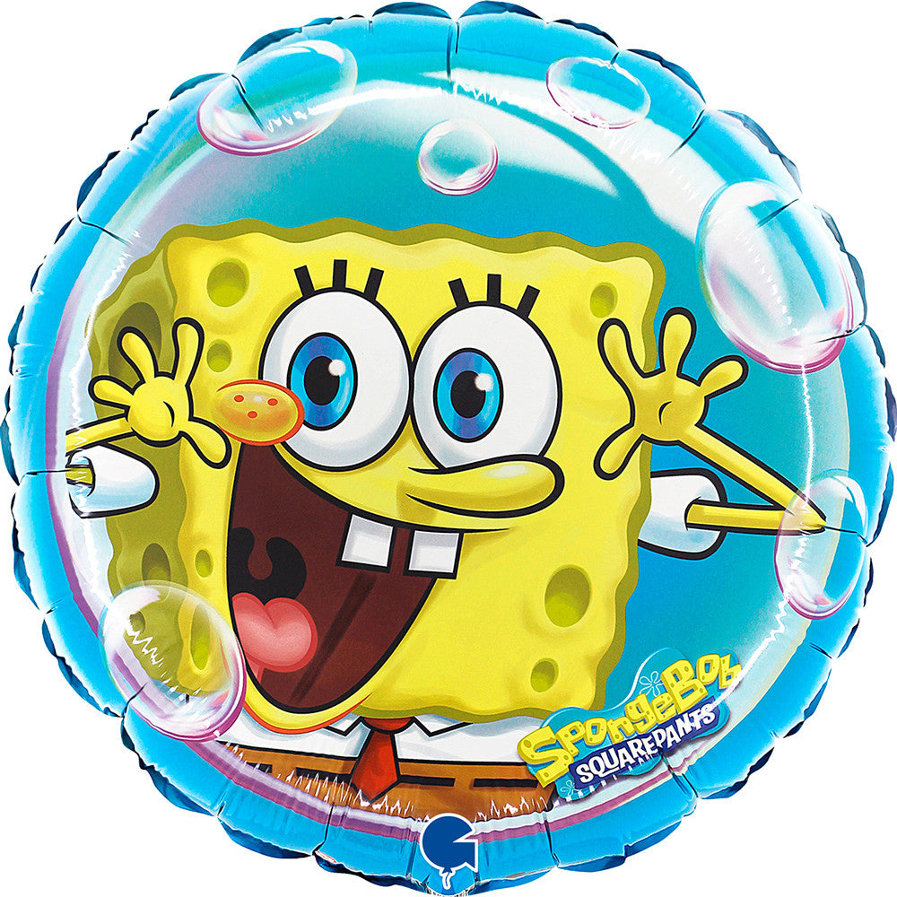 SpongeBob burbuļu folijas balons 46 cm