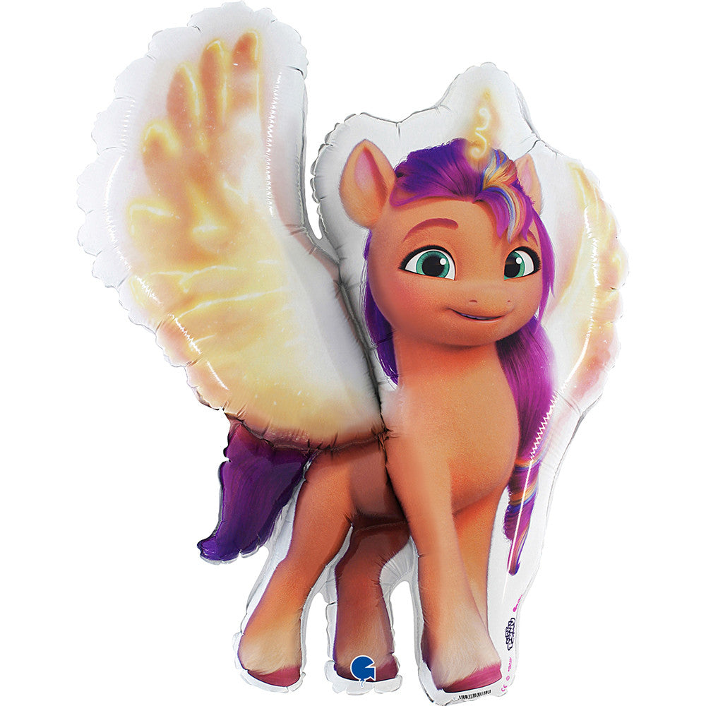 My Little Pony Saulains folijas balons 81 cm