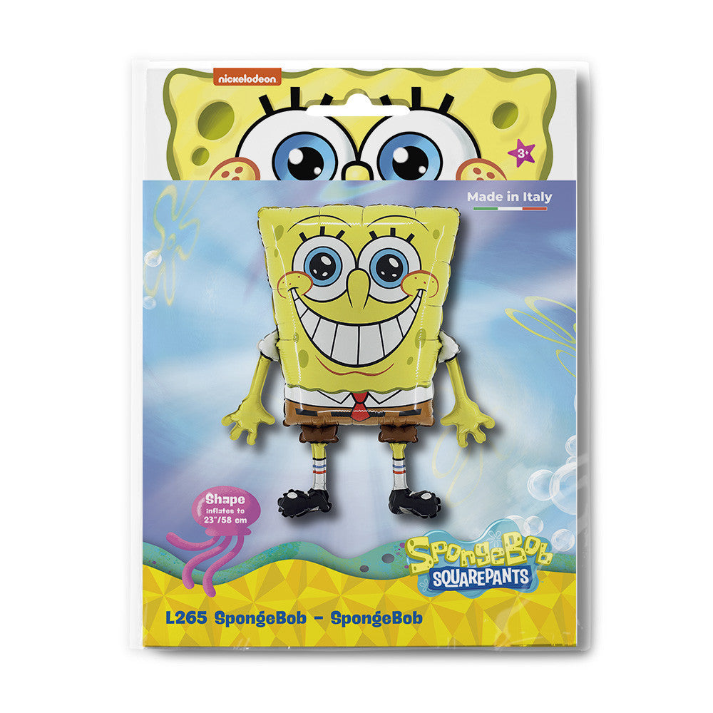 SpongeBob dzeltenais folijas balons 58 cm