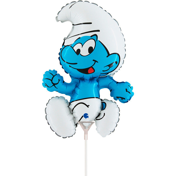 Smurfu Jokeja mini folijas balons 35 cm (WP)