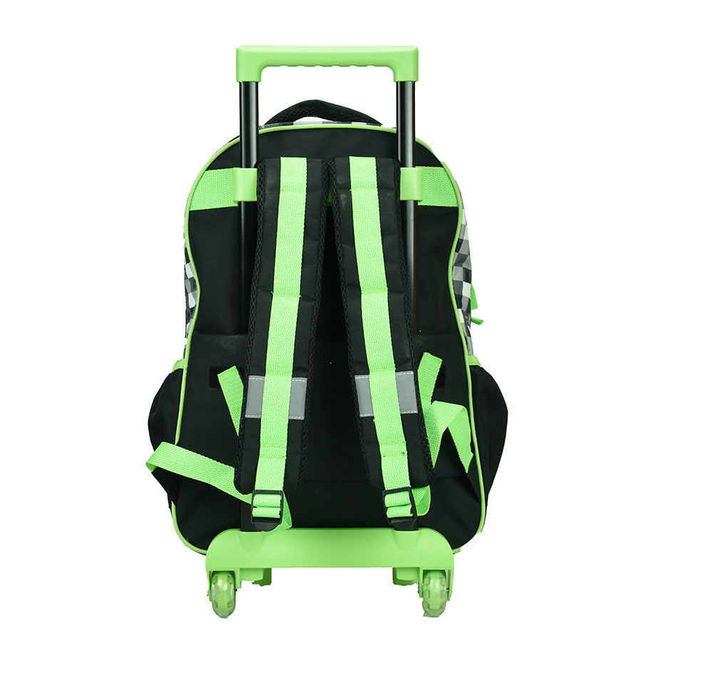 Minecraft pelēka akmens riteņsoma skolas soma 46 cm