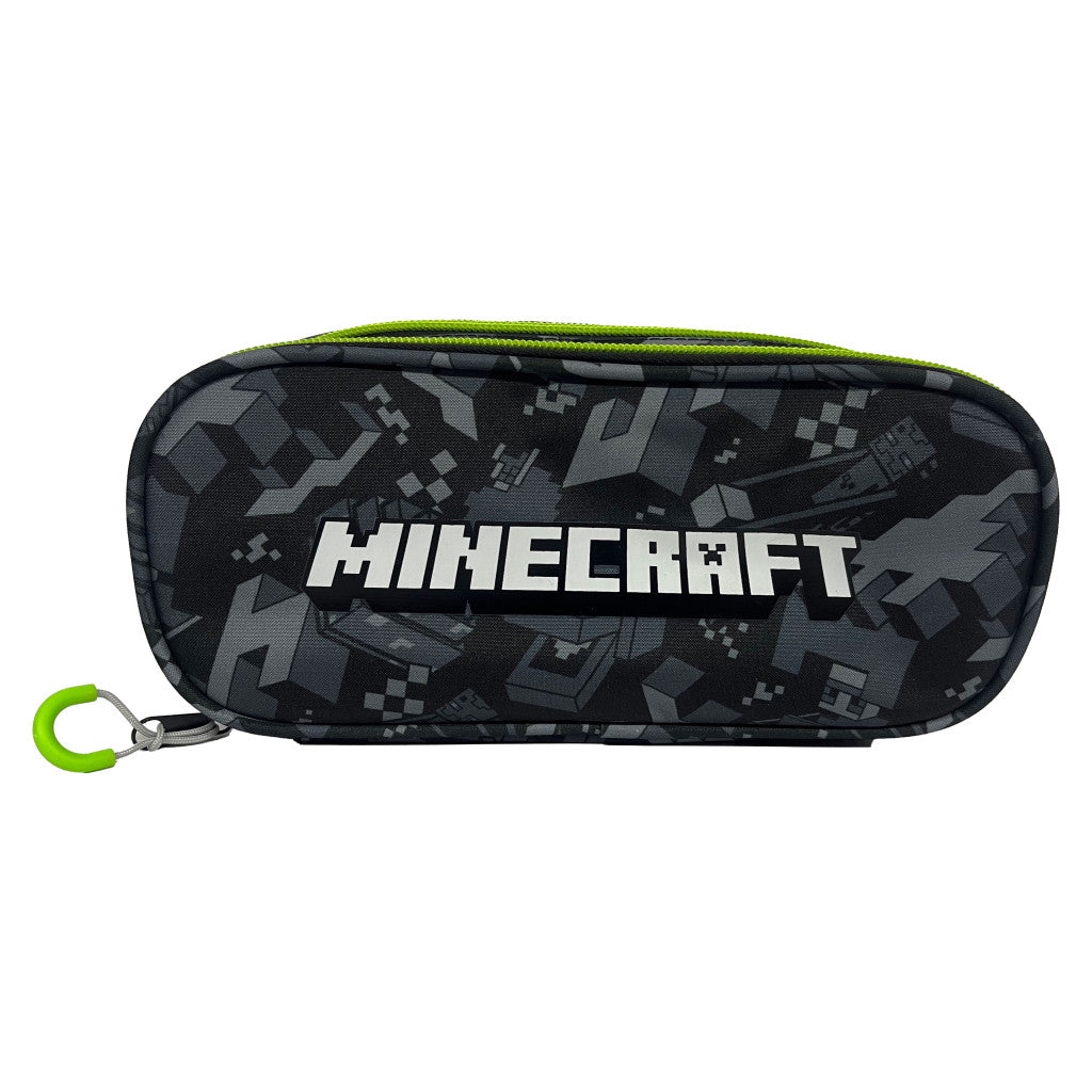 Minecraft Camo Terra zīmuļu maciņš ar 2 nodalījumiem 23,5 cm