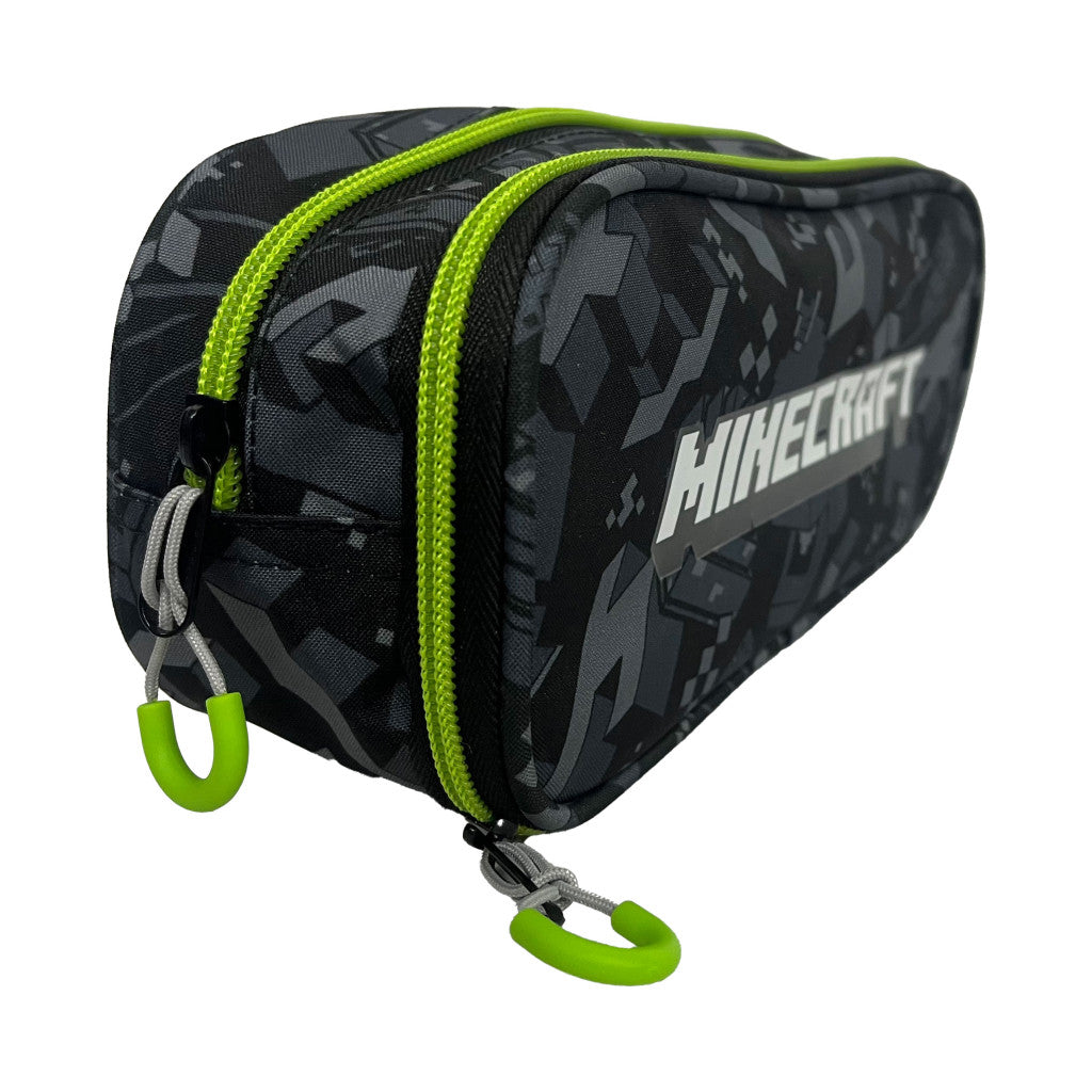 Minecraft Camo Terra zīmuļu maciņš ar 2 nodalījumiem 23,5 cm