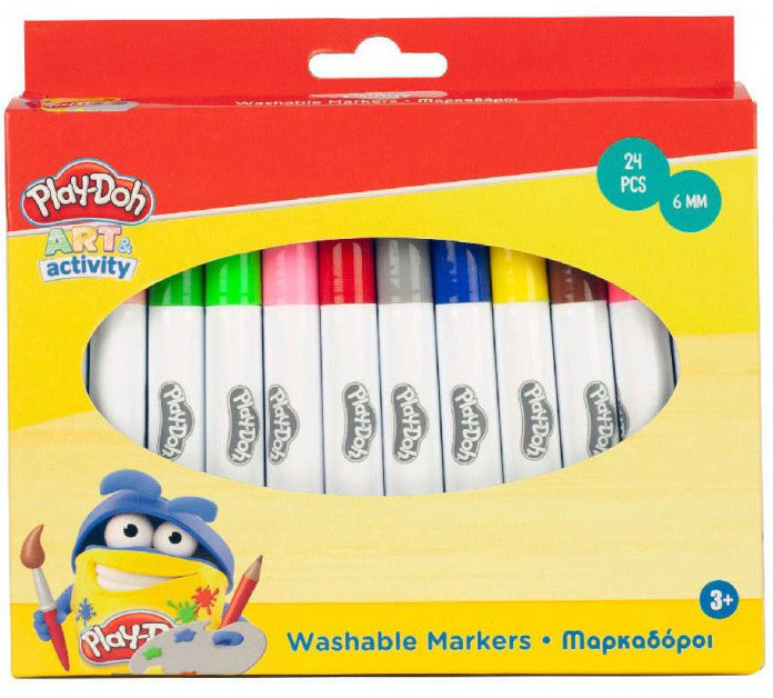 Play-Doh Art mazgājamo marķieru komplekts, 24 gab.