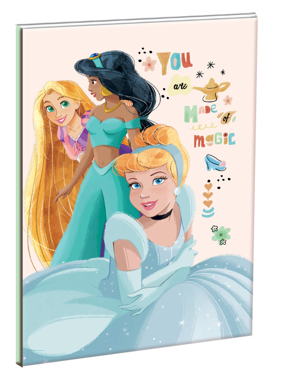 Disney Princess Made of Magic B/5 līniju piezīmju grāmatiņa, 40 lapas