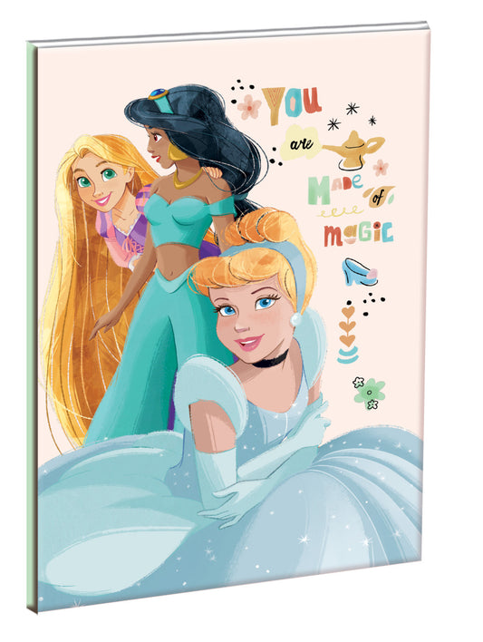 Disney Princess Made of Magic B/5 līniju piezīmju grāmatiņa, 40 lapas