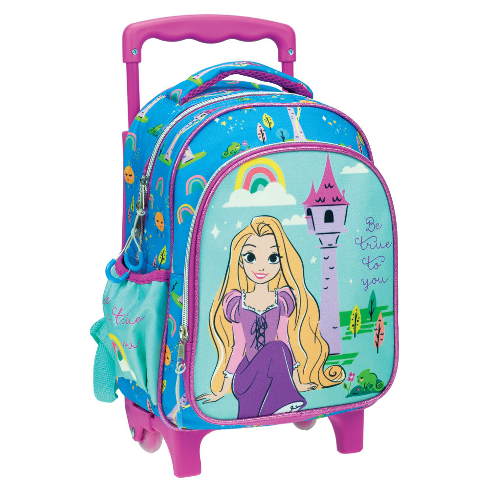 Disney Princess Rapunzel riteņojoša bērnu mugursoma, soma 30 cm