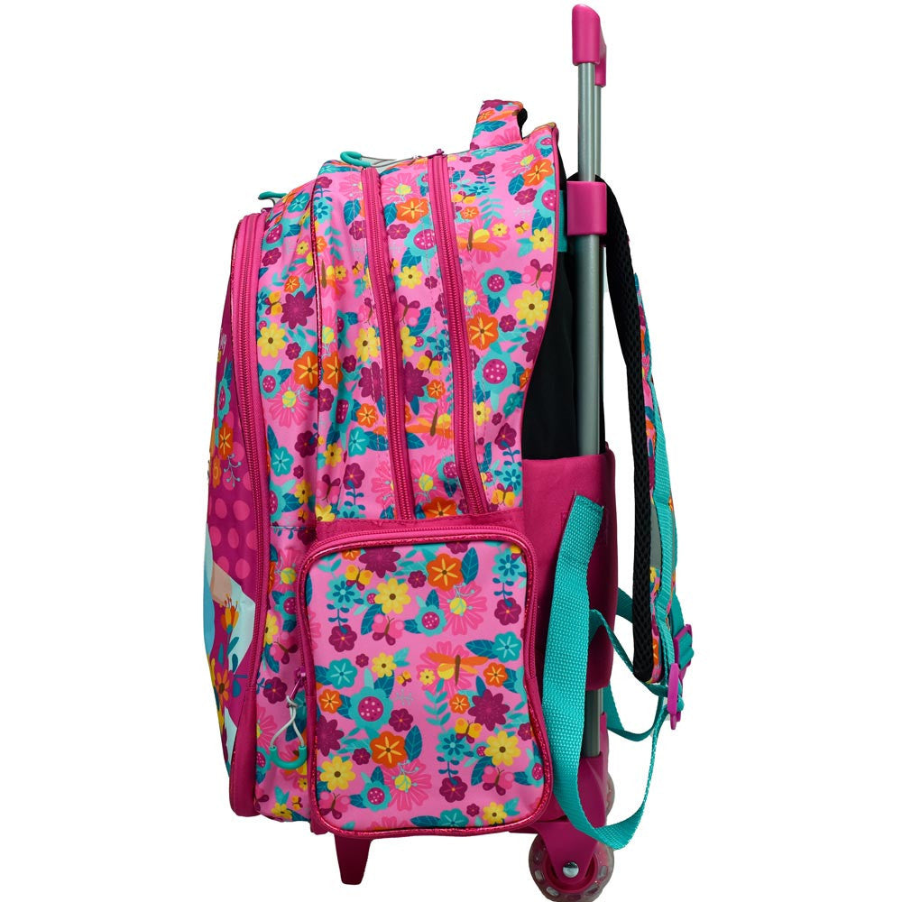 Disney Princess pavasara skolas soma riteņiem, soma 46 cm