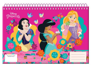 Disney Princess Spring A/4 spirālveida skicēšanas burtnīca, 30 lappuses