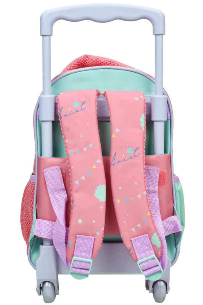 Disney Princess Ariel bērnu mugursoma ar ritošo daļu, soma 30 cm