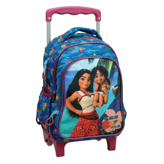 Disney Vaiana Big Sis riteņojoša pirmsskolas mugursoma, soma 30 cm