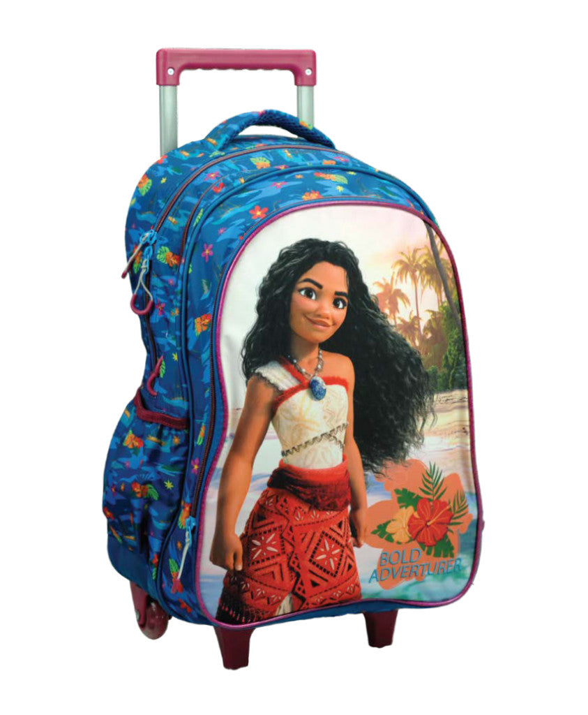 Disney Vaiana Bold Adventurer skolas soma uz riteņiem, 46 cm