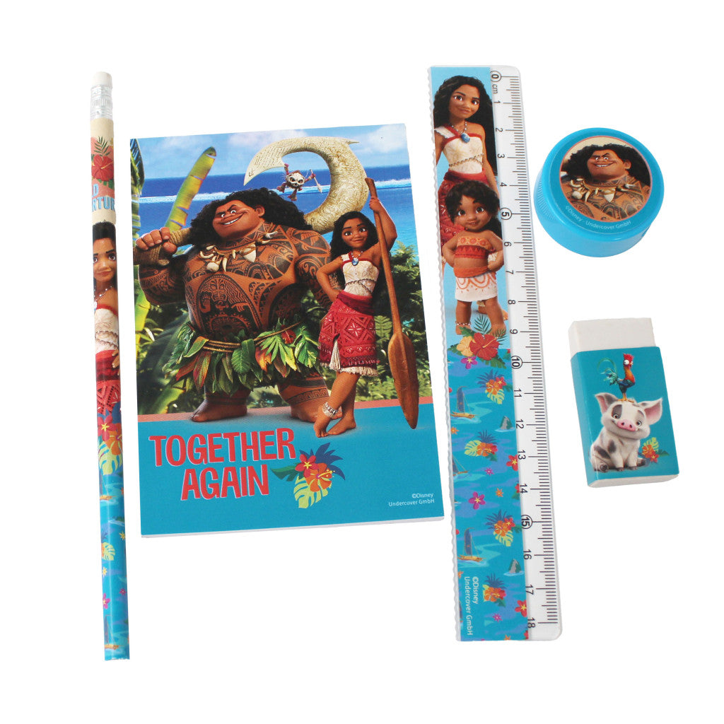 Disney Vaiana Together Again kancelejas preču komplekts 5 gab.