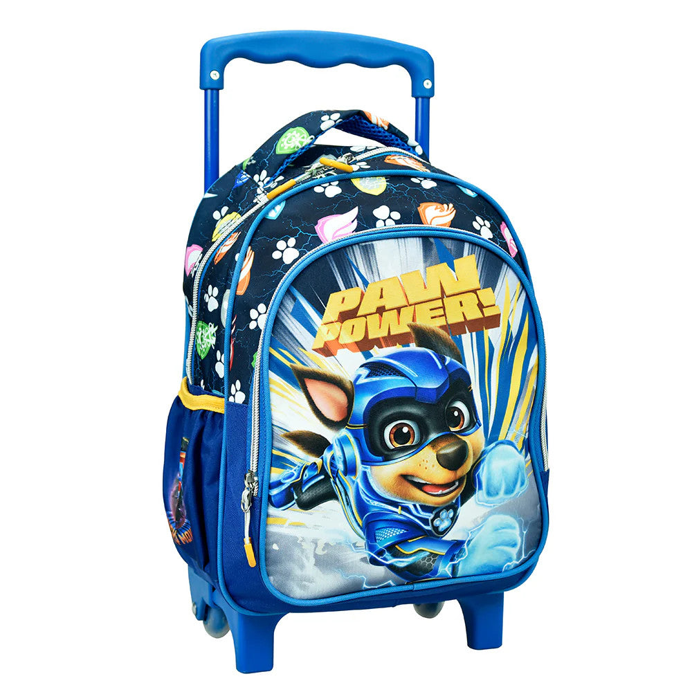 Ķepu patruļa Power Up rullējamā pirmsskolas mugursoma, soma 30 cm