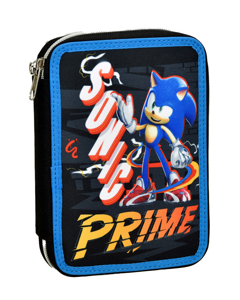 Sonic the Hedgehog Prime Sonic the Hedgehog zīmuļu maciņš piepildīts 2 stāvos