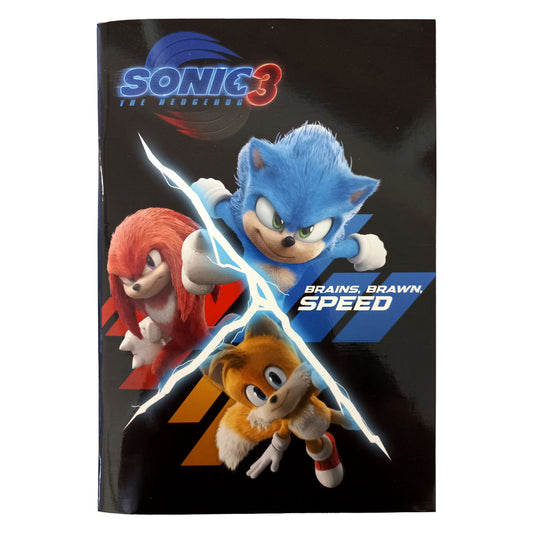 Sonic the Hedgehog Hype Man B/5 līniju klade ar 40 lapām