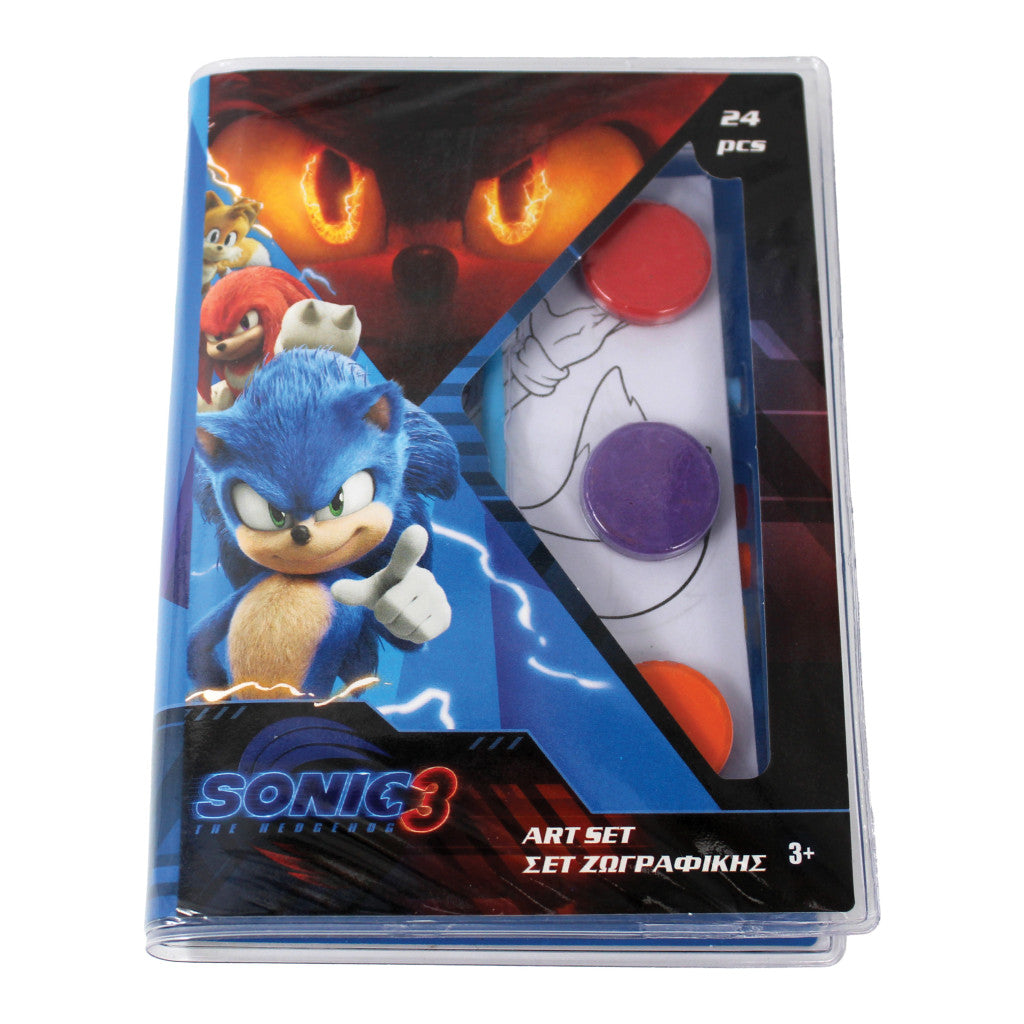 Sonic the Hedgehog Hype Man mini mākslas komplekts