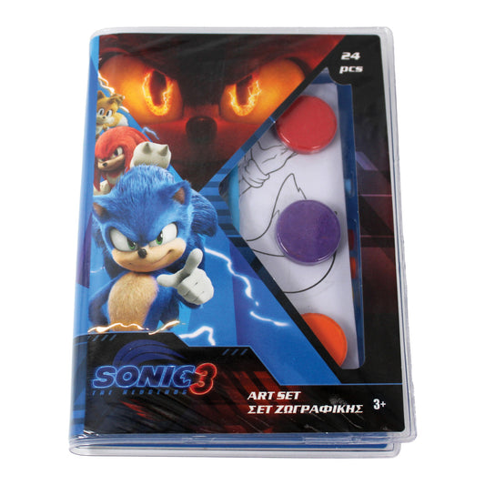 Sonic the Hedgehog Hype Man mini mākslas komplekts