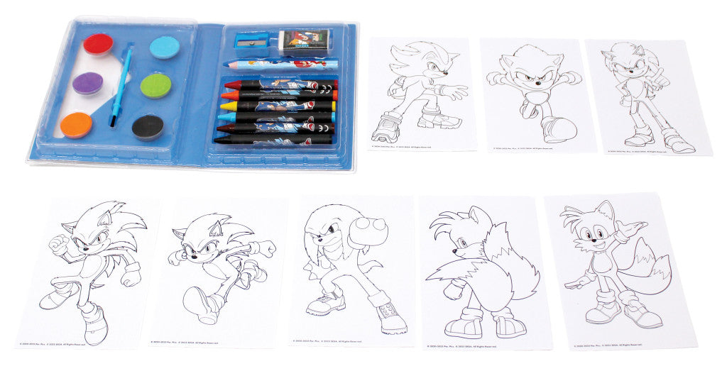Sonic the Hedgehog Hype Man mini mākslas komplekts