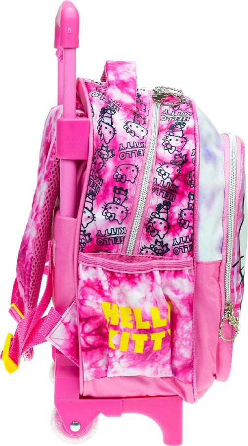 Hello Kitty Good Vibes riteņošanas mugursoma bērnudārzam, soma 30 cm
