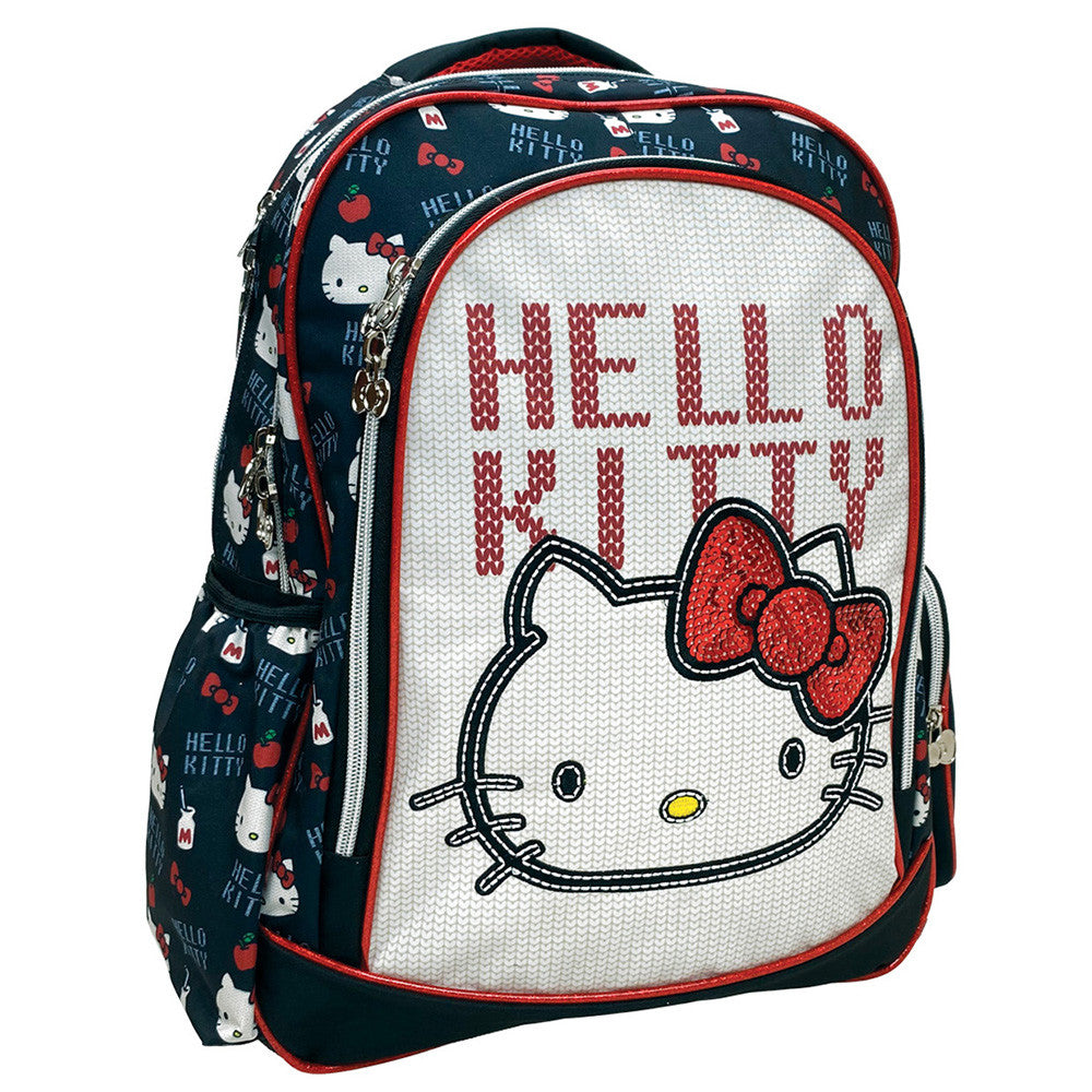 Hello Kitty sirds formas skolas mugursoma, soma 46 cm