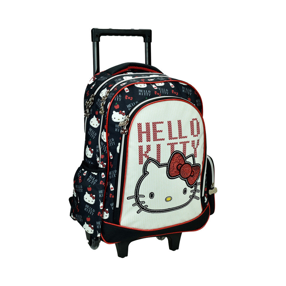Hello Kitty sirds formas riteņsoma skolas somai, 46 cm