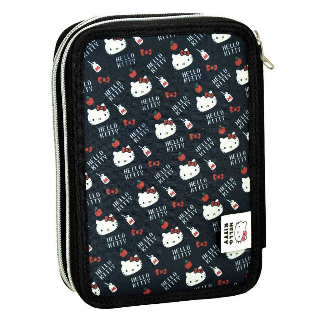 Hello Kitty sirds formas zīmuļu maciņš ar 2 slāņiem
