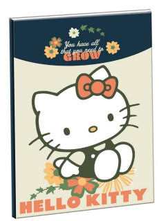 Hello Kitty Stay Sunny B/5 līniju piezīmju grāmatiņa, 40 lapas
