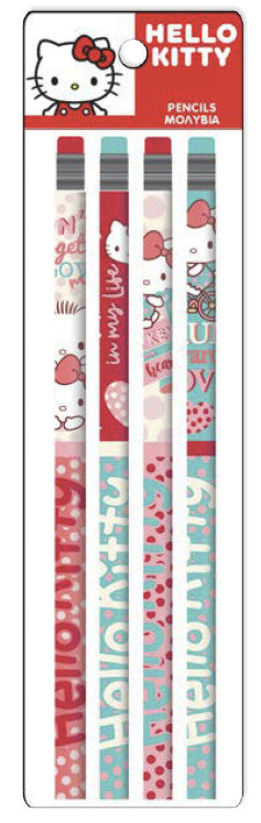 Hello Kitty Sweetheart 4 zīmuļu iepakojums