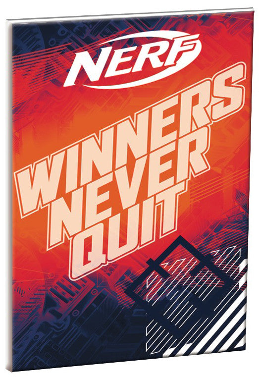 Nerf Winners B/5 līstu klade, 40 lapas