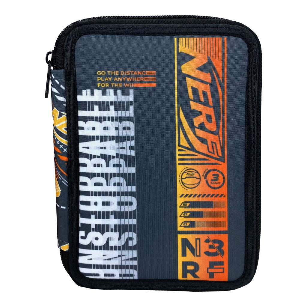 Nerf Unstoppable pildītais zīmuļu maciņš, 2 slāņi