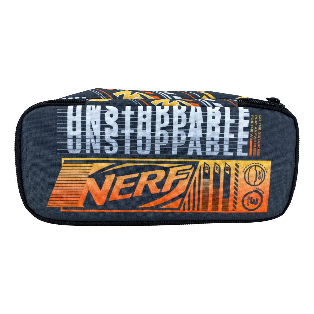 Nerf Unstoppable 2 nodalījumu zīmuļu maciņš 26 cm