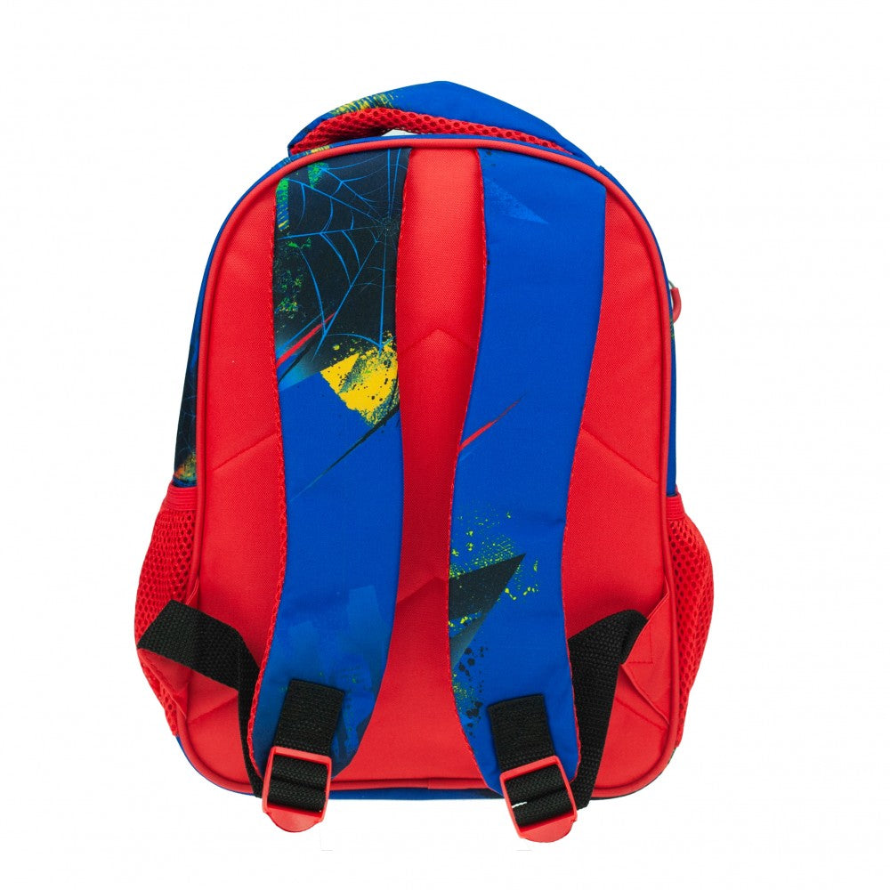 Zirnekļcilvēka zila mugursoma, soma 30 cm