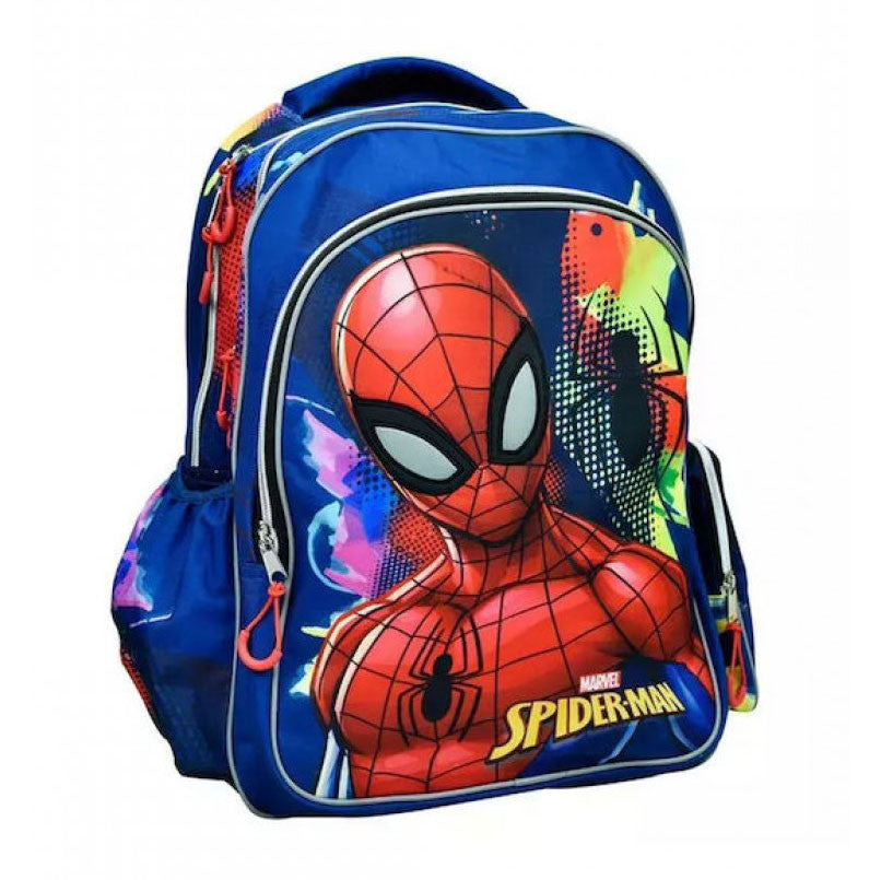 Zirnekļcilvēka Splotch skolas soma, mugursoma 43 cm