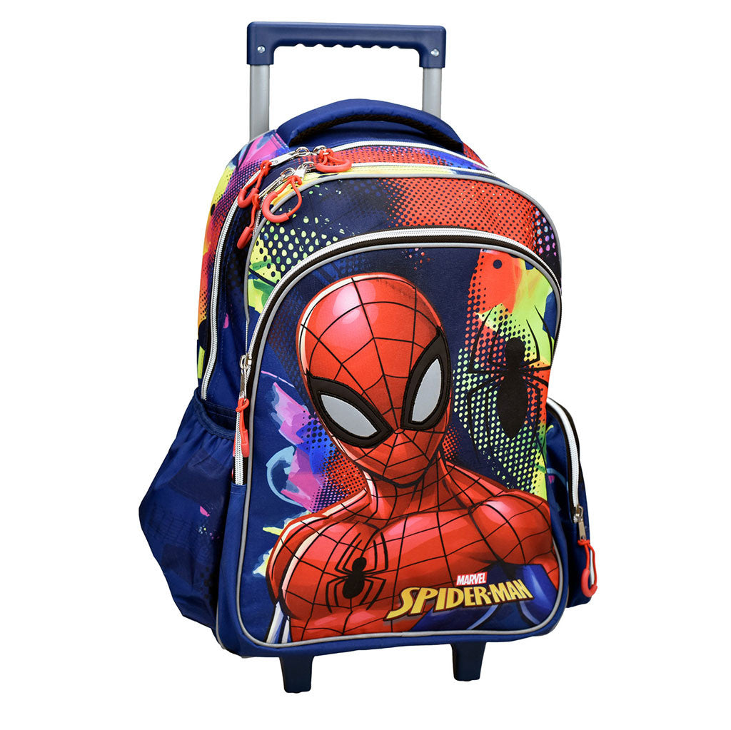 Zirnekļcilvēka Splotch rullīšu skolas soma, mugursoma 46 cm