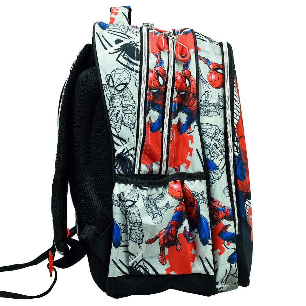 Zirnekļcilvēka sienas skolas soma, 43 cm