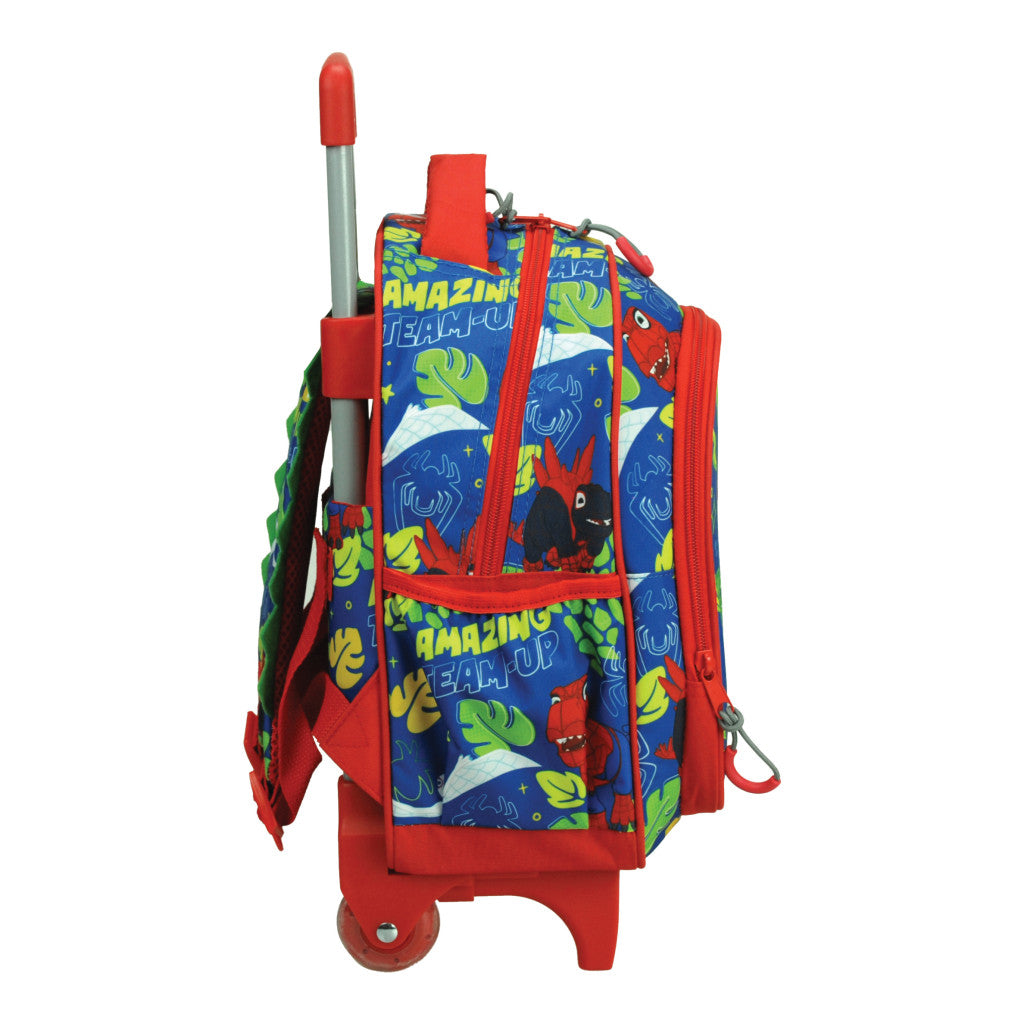 Zirnekļcilvēka Zirnekļcilvēka Dino-Tīkla riteņveida bērnudārza mugursoma, soma 30 cm
