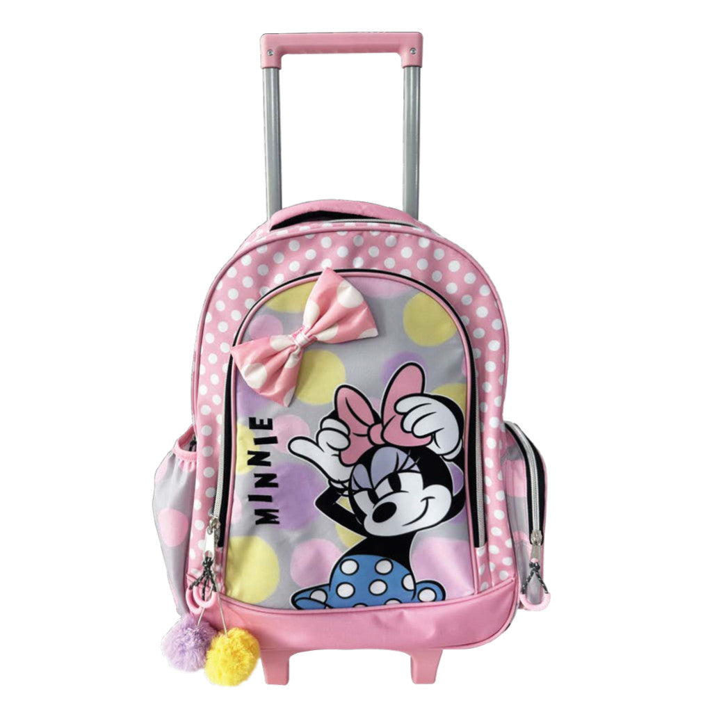 Disney Minnie Bowtastic riteņsoma skolas soma, soma 46 cm