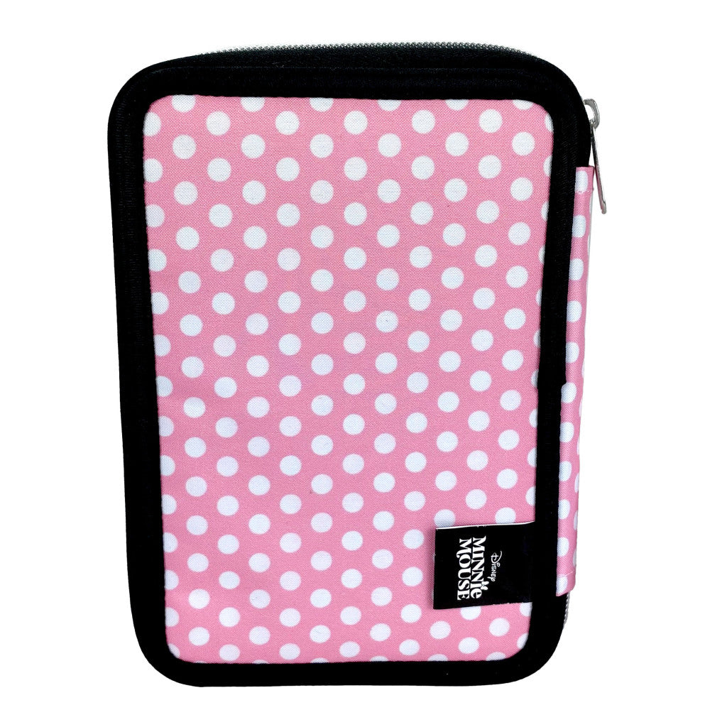 Disney Minnie Pretty in Pink zīmuļu maciņš, pildīts ar 2 līmeņiem