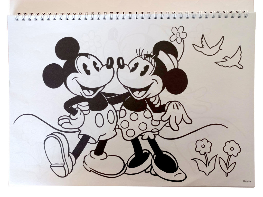 Disney Minnie Nomadic Spirit A/4 spirālveida skicēšanas burtnīca ar 40 lapām un uzlīmēm
