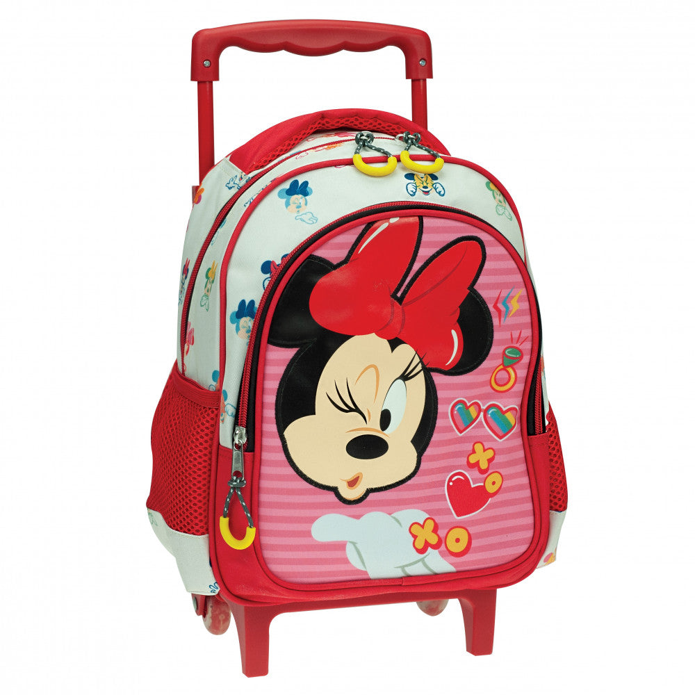 Disney Minnie Wink riteņojoša bērnudārza mugursoma, soma 30 cm
